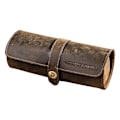 Miniatyrbilde 1 av 4: 1 stk Retro Lær Se Boks Se Oppbevaringsboks Holdbar Se Visningsboks