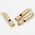 Miniatyrbillede 3 af 5: 6 stk. Guld Messing Fløjter med Snore til Hjem og Udendørs Brug, Små Fløjter med Snore (4,7 * 0,9 cm)