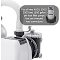 Pikkukuva 3 / 5: Intex-vaihtoletkusovitin kierteelliseen pumppuun - 1,5 ja 1,25 tuuman letkulle - sarja A 25077rp 8 harmaa 2 kpl