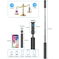 Miniatyrbilde 4 av 4: Profesjonell Selfiestang Bluetooth, All In One Utvidbar Stabil Selfiestang