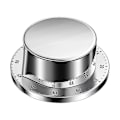 Miniatyrbillede 1 af 5: Køkken Timer med Magnetisk Bund Køkken Gadgets Madlavningsredskaber Rustfrit Stål Køkken Timer (1 stk) Sølv -t