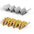 Miniatyrbilde 1 av 5: 1 stk Taco-holdere, 4 rom Taco-stativ Ovnssikkert Rustfritt stål 304 Taco-stativ for restaurant og hjem