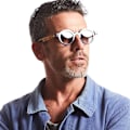 Pikkukuva 3 / 7: Pyöreät aurinkolasit Punk Shades UV400 Trendikkäät kirkkaat linssit Y2K-lasit Leopard