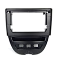 Miniatyrbilde 5 av 5: 2 Din 10,1 tommers bilradio fasciaramme for 107 C1 2005-2014 dashbord installasjonssett