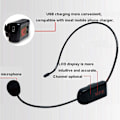 Miniatyrbild 2 av 5: Trådlös mikrofon FM-radio headset mikrofon handsfree mikrofon headset megafon mic trådlös mic headset