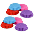 Miniatyrbillede 1 af 5: 8 stk. silikone kageforme, runde non-stick tærteforme, runde riflet flan bageforme til muffin, Qu