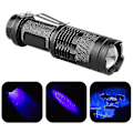 Miniatyrbillede 1 af 5: Led Ultra Violet Uv 365 Nm Blacklight Lommelygte Inspektionslampe Lommelygte -z