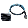 Miniatyrbillede 5 af 5: Mini Sas Hd 12g Sff8643 Til 4 Sas 29 Pin Sff8482 Kabelforbindelser Med 15 Pin Sata Strømstik C