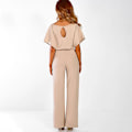 Miniatyrbillede 3 af 5: Dame Jumpsuit Casual Bred Ben Dame Aftenfest Lang Playsuit Abrikos Abrikos Apricot M