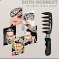 Pikkukuva 3 / 5: Slicked-back Professional Styling Comb Anti Static Hair Brush For Men7