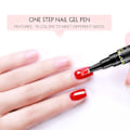 Miniatyrbild 3 av 6: Semi-permanenta nagellackspennor - Set om 5, 3-i-1 nagelgelpennor 0.1
