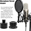 Miniatyrbild 2 av 5: 8 st mikrofonstativadaptrar, 3/8 till 5/8 mikrofonadapter för kameraskruvmonitormikrofon S