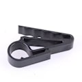 Miniatyrbillede 2 af 5: Golfvogn cigarholder, cigarholder greb og rustfrit stål cigar trimmer (1 stk, sort) -t