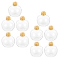 Miniatyrbilde 3 av 4: 10 stk julepynt fyllbare ornamenter vannflaske pærer form anheng godteriholder