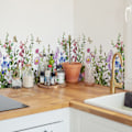 Miniatyrbild 3 av 5: Väggdekorationer med blommor, glasfönsterdekaler, självhäftande väggdekorationer för vardagsrum och sovrum