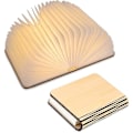 Pikkukuva 1 / 5: Led-puinen kirjalamp, taittuva magneettinen kirjalamp, USB-ladattava Led-paperilamp, koristevalo