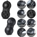 Miniatyrbillede 3 af 5: 4 stk. Fidget Game Controller Pad, Nøglering Fidget Til Voksne Teenagere, Angst Og Stress Relief Sensorisk Legetøj