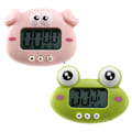 Miniatyrbild 1 av 5: Kök Timer 2 Stycken, Söta Cartoon Djur Nedräkningstimer, Digital Matlagningstimer Med Magnetisk, -