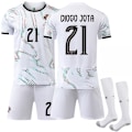Miniatyrbillede 1 af 3: 25-26 Portugal Udebanetrøjer Fodboldtøj Nr. 21 Diogo Jota XL