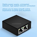 Miniatyrbilde 4 av 5: 1 til 2 ut 1000 mbps Rj45 nettverkskabelforlenger Gigabit nettverksbryter Gigabit splitter for PC Lapt