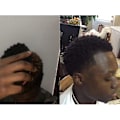 Miniatyrbillede 4 af 5: Hår Svamp, Magic Barber Twist Curl Brush Svamp (2stk, Sort)
