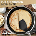 Miniatyrbillede 5 af 5: 4-delt køkkenredskabssæt fremstillet af rustfrit stål og varmebestandig silikone