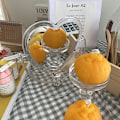 Miniatyrbillede 3 af 5: Akryl dobbeltsidet makeup spejl sødt hjerteformet kosmetisk gennemsigtig base hjem soveværelse skrivebord makeup spejl (hvid)