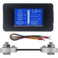 DC Batterimätare Voltmeter Amperemeter Energi Effektmätare LCD Digital Multimeter Spänning Ström Kap Ohm Timme SOC Mätare LCD DC 0-200V 100A Shunt