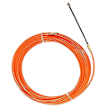 Miniatyrbillede 2 af 4: 2x 4mm 15 Meter/30 Meter Orange Guide Device Nylon Elektrisk Kabel Træk Trækkere Rør Slange Rodder Fi