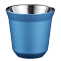 Miniatyrbillede 2 af 5: 4x, 80ml Dobbelt Væg Rustfrit Stål Espresso Kop Isolering Til Pixie Kaffe Kop Kapsel Form Cof