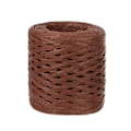 Miniatyrbillede 9 af 9: 2 ruller 200M håndstrikket Lafite Raffia strå miljøvenligt papirgarn bageemballage bælte reb sort Black Length 200m/roll