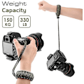 Miniatyrbild 4 av 4: Handledsrem [3-pack] för kamera. Flätad rep justerbar handledsrem för kamera