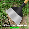 Miniatyrbilde 2 av 5: Hagespade Multifunksjonell Utendørs Hage Rengjøringsspade Stål Flat Spade Isspade Ugress Planting Gård Ugress Verktøy