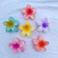 Pikkukuva 3 / 5: 6 kpl keinotekoista Bauhinia-kukkahiuspidikettä, Plumeria-kukkahiusneula kylpyhiuspidikelevy hiusneula hiuslisävarusteet, violetti onnekas