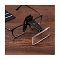 Miniatyrbillede 4 af 5: 1,5x/2,5x/3,5x forstørrelsesglas optiske instrumenter foldning klip på brille lup med 3 akryl L