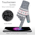 Miniatyrbild 3 av 5: Vinter Touchscreen Handskar Varma Termiska Mjuka Foder Elastiska Manschetter För Acsergery Kvinnor Present