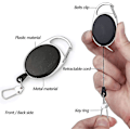 Miniatyrbild 3 av 5: Fiske Zinger Retractor 5 st med 360 graders rotationspänne för fiske klättring vandring utomhussporter