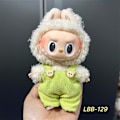 Miniatyrbillede 1 af 3: Labubu Modesæt - Outfit til 15/17cm Plysdukker, V1 V2 Stropper Bukser LBB-129