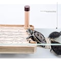 Miniatyrbillede 5 af 5: Skildpadde Tørreplatform, Automatisk Flydende Skildpadde Dok Med Rampe, Semi-akvatisk Akvarium Dekoration, Lille (1 Styk, Træfarve)