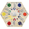 Miniatyrbillede 1 af 2: Brætspil Ludo 4 Person 6 Person Track Board Party Game Træspil n