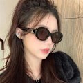 Miniatyrbillede 7 af 7: Polariserede solbriller til kvinder, unisex y2k shades, trendy UV400 beskyttelse Leopard