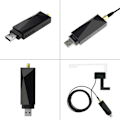 Miniatyrbilde 3 av 5: Dab + Antenne Med Usb Adapter Android Bilradio Gps Stereo Mottaker Spiller For Universal