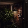 Miniatyrbillede 2 af 5: Sorte solcellelanterner til udendørs brug - Solcelledrevne hængelamper - Vandtætte til væg, gårdhave, have, terrasse, veranda, hegnsdekoration