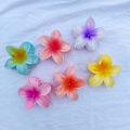 Pikkukuva 4 / 5: 6 kpl keinotekoista Bauhinia-kukkahiuspidikettä, Plumeria-kukkahiusneula kylpyhiuspidikelevy hiusneula hiuslisävarusteet, violetti onnekas