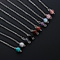 Pikkukuva 6 / 9: Luonnonkiviterapia Riipus Korut Reiki Pyramidi Kuusikulmainen Heiluri Ketjuriipus amuletti 9-Snowflake Stone