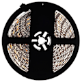 Miniatyrbild 1 av 5: Rgb 5m 5050 Led-remsa ljus flexibel 300 lysdioder Smd Led-tejp vattentät epoxi