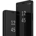 Samsung S25 Ultra Smart Flip Fodral Clear View Stående V2 Rocket