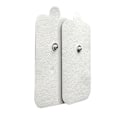 Miniatyrbillede 2 af 4: 3 forskellige former i alt 15 hvide Unit Replacement Pads Patch, Premium Quality Snap Replacement Electrodes til muskler
