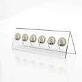 Miniatyrbilde 4 av 4: 6-roms Klar Akryl Minnemynt Display Stativ Holder For Samler -t