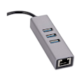 Miniatyrbild 4 av 5: Aluminiumlegering USB Gigabit nätverkskort 3 port 3.0 Hub USB till Rj45 Gigabit nätverkskort Ethernet Ad